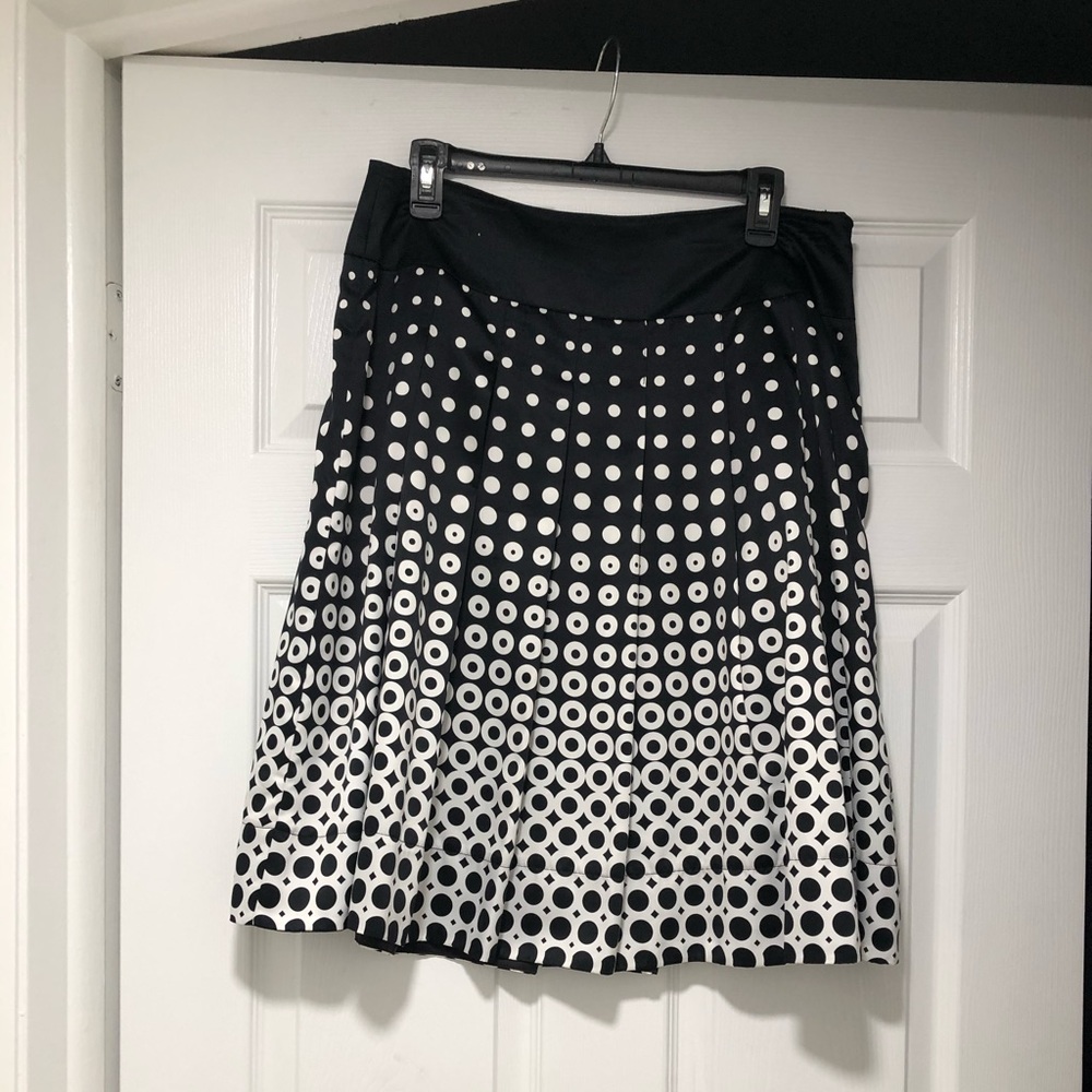 Style & Co women's skirt whimsy combined polka